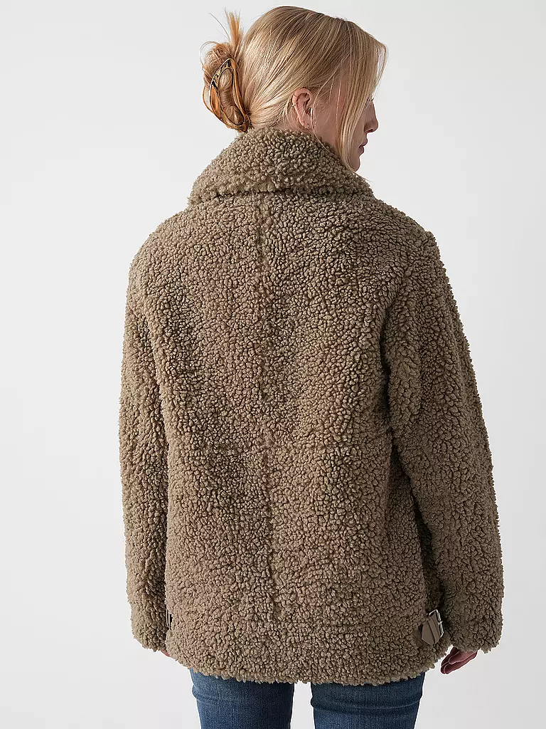 MARC O'POLO DENIM | Jacke in Felloptik  | braun