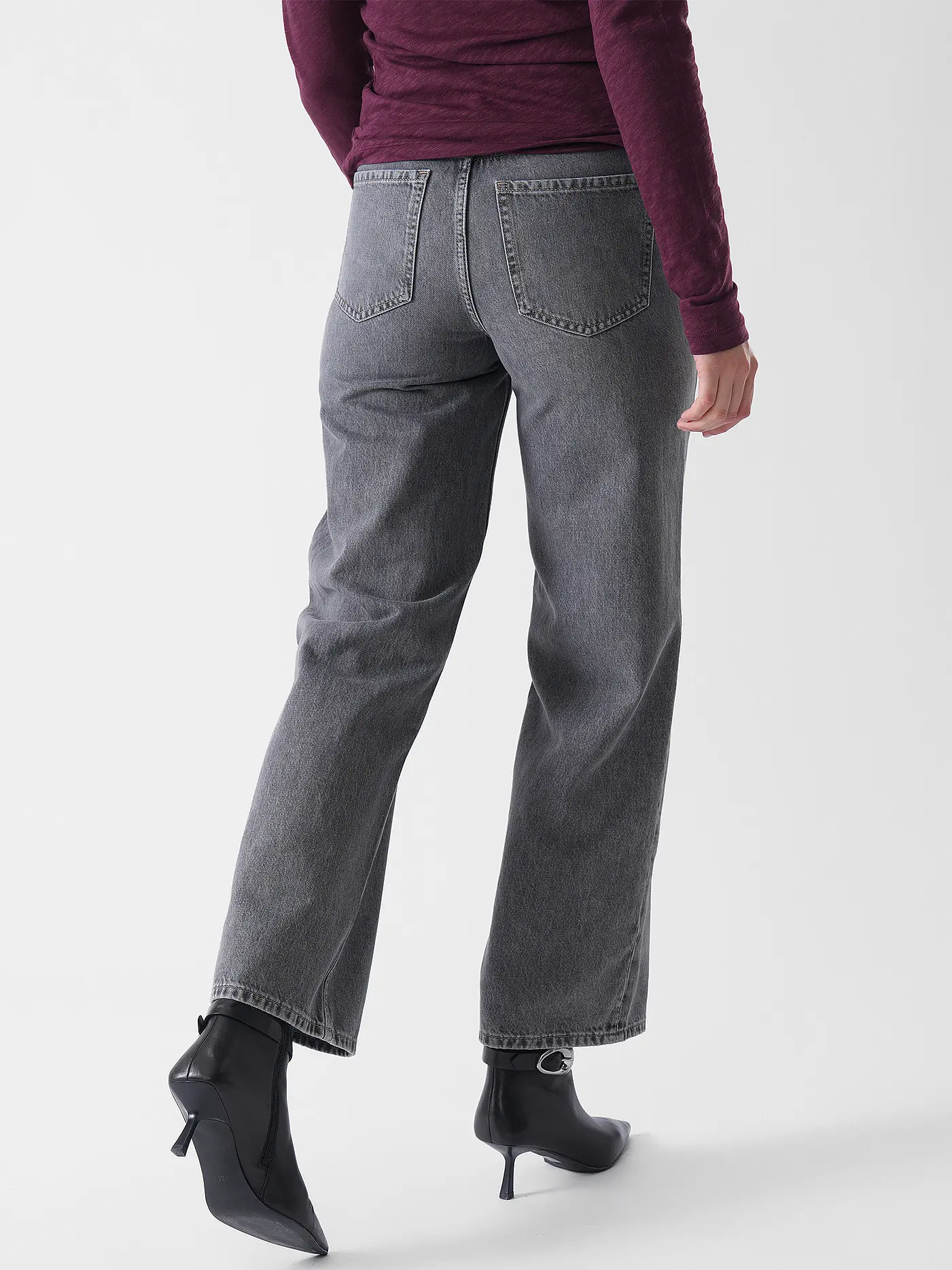 MARC O'POLO DENIM | Jeans Wide Leg  | grau