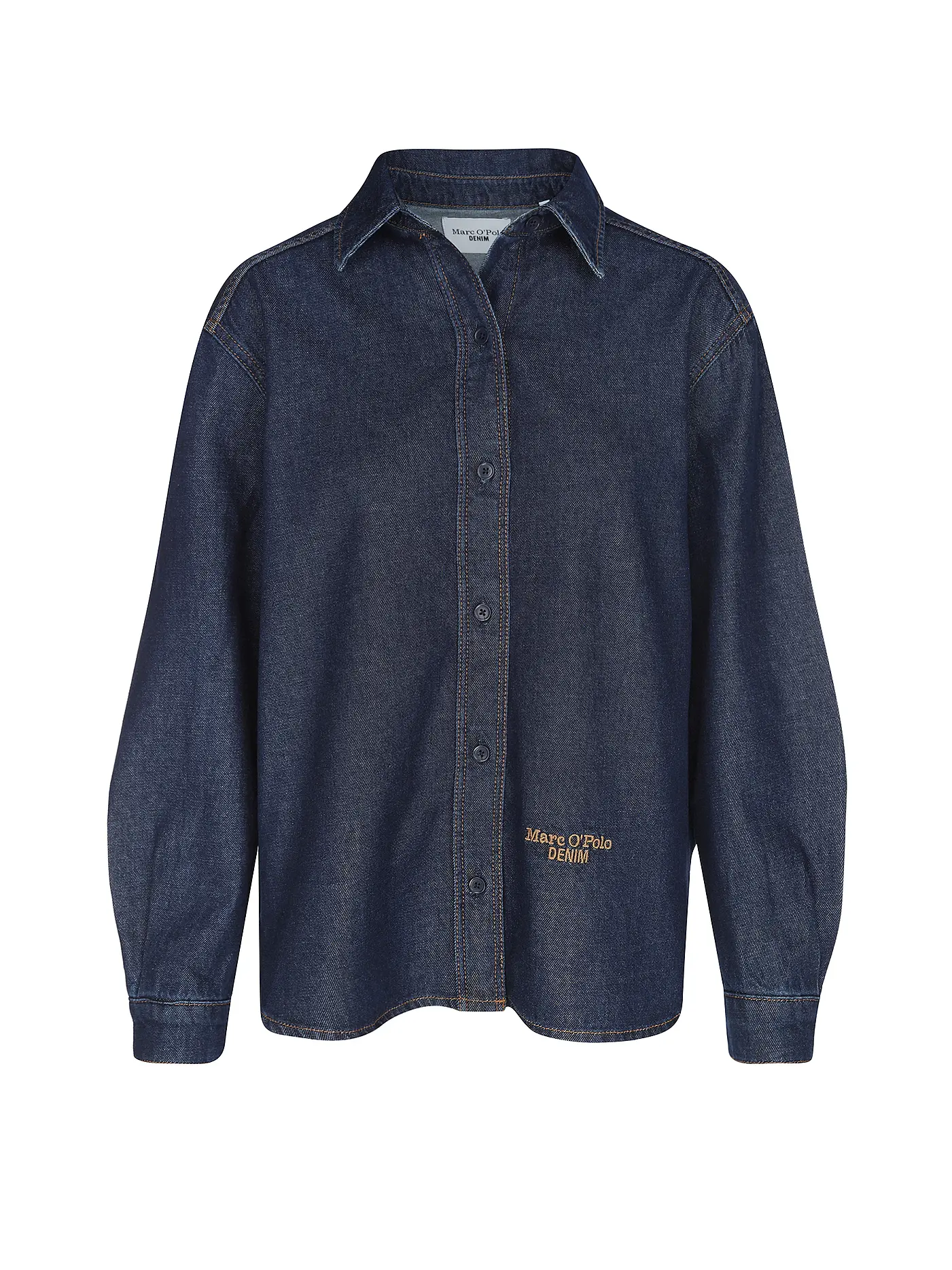 MARC O'POLO DENIM | Jeansbluse  | dunkelblau