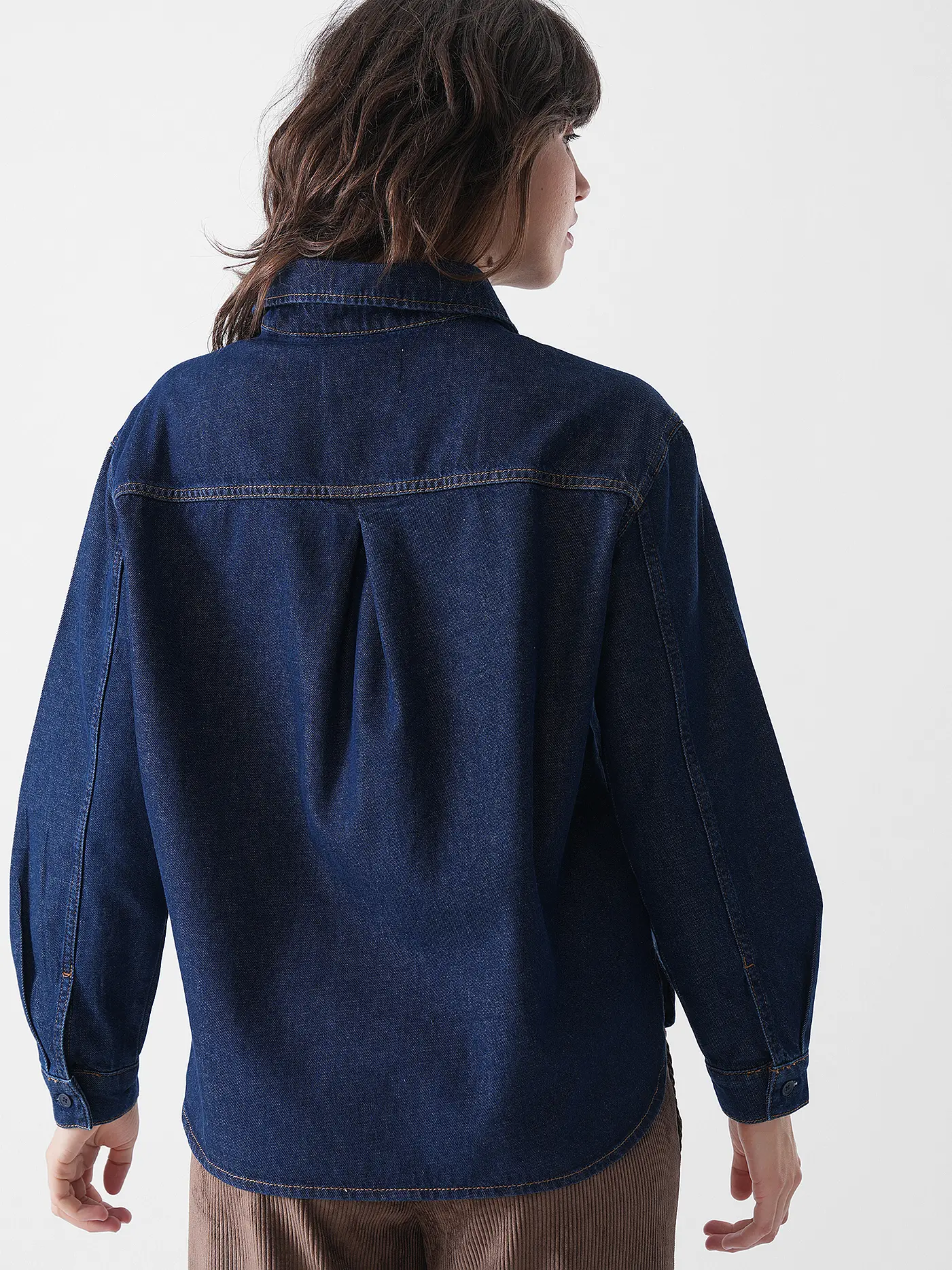 MARC O'POLO DENIM | Jeansbluse  | dunkelblau