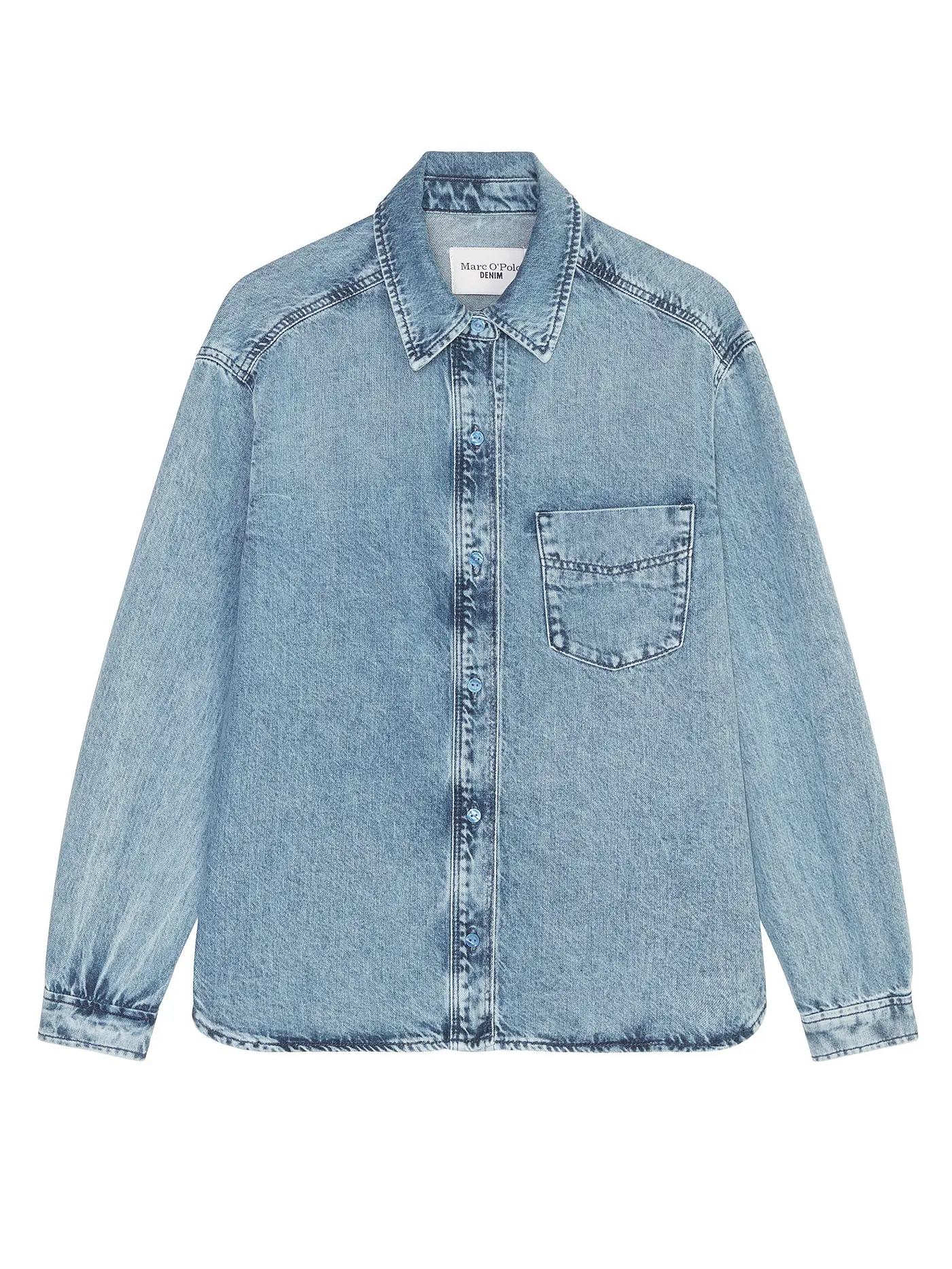 MARC O'POLO DENIM | Jeansbluse | hellblau