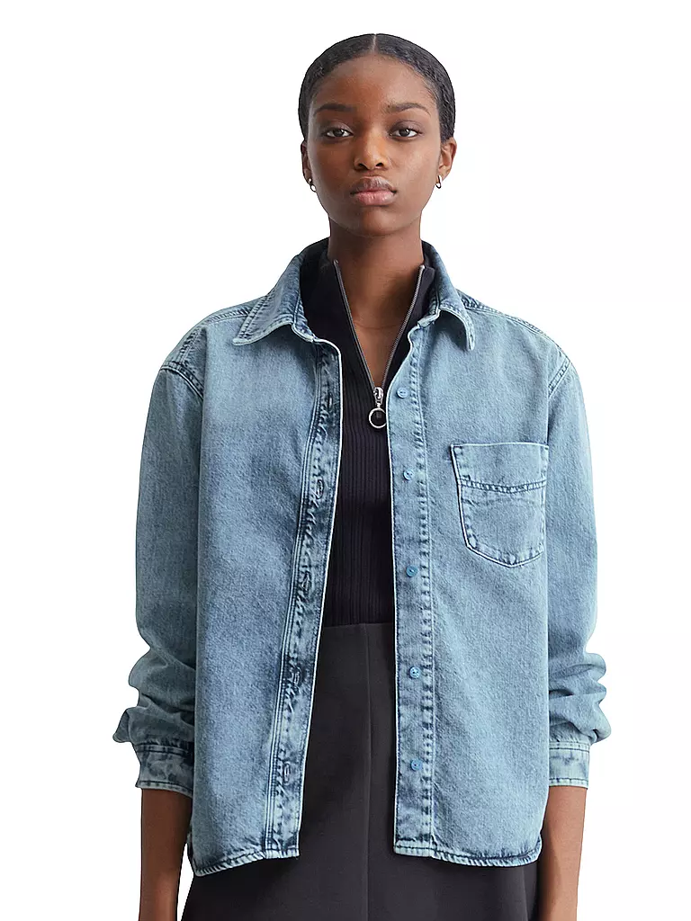 MARC O'POLO DENIM | Jeansbluse | hellblau