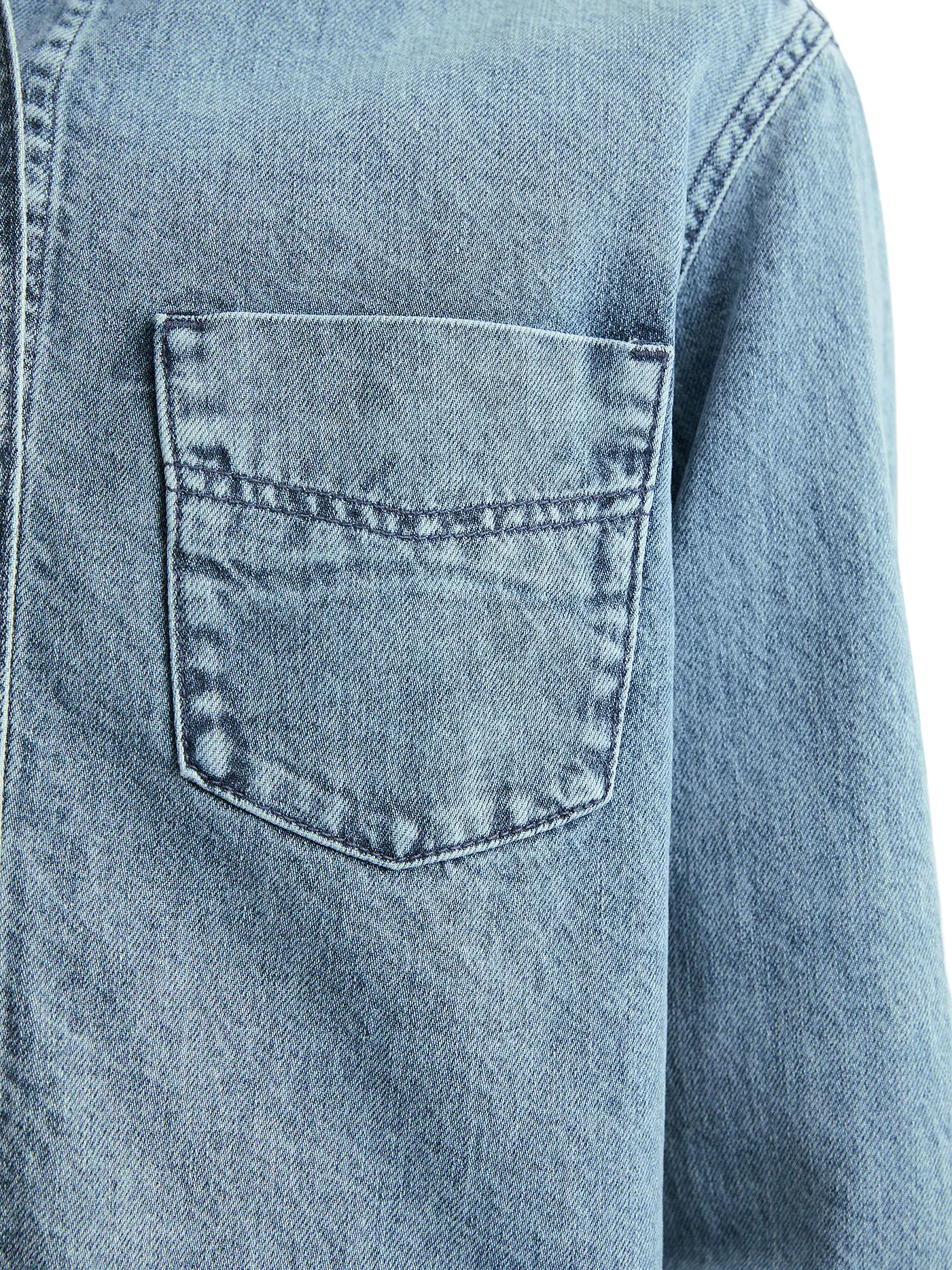 MARC O'POLO DENIM | Jeansbluse | hellblau