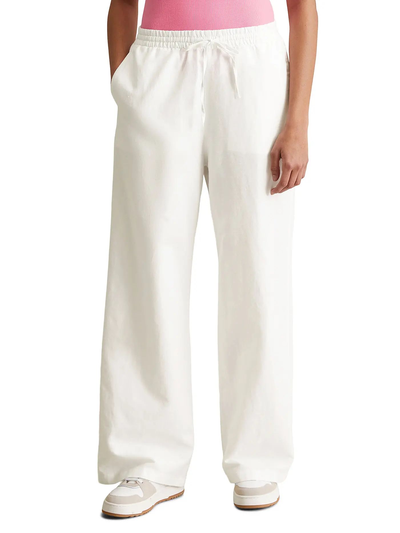 MARC O'POLO DENIM | Marlenehose  | weiss