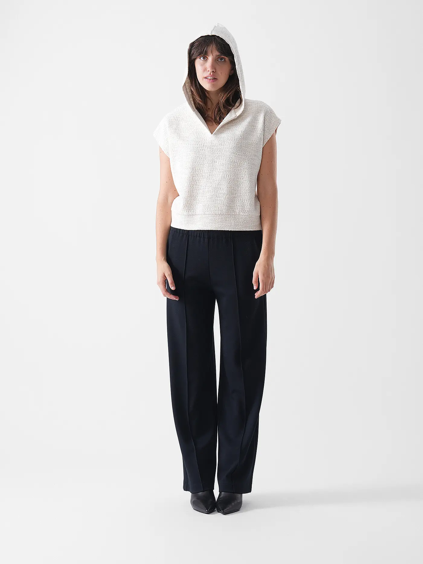 MARC O'POLO DENIM | Marlenehose  | schwarz