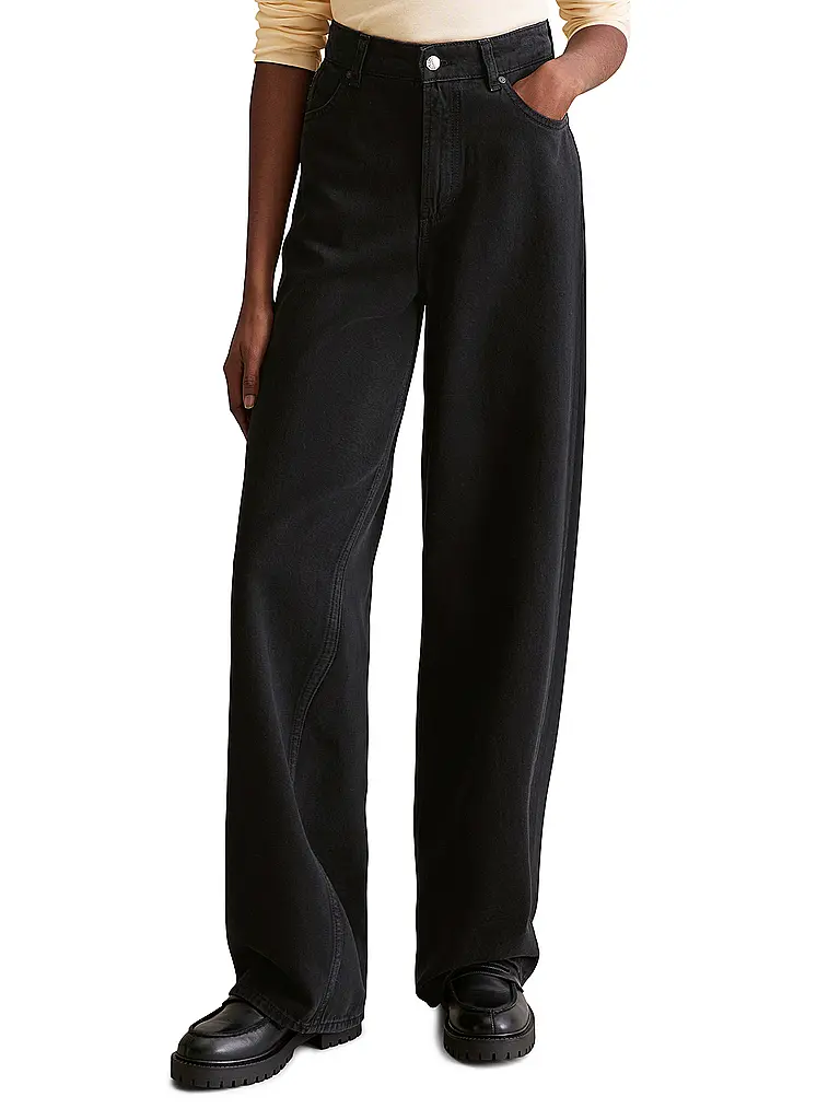 MARC O'POLO DENIM | Marlenehose  | Schwarz