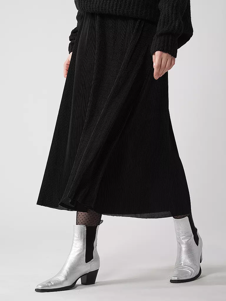 MARC O'POLO DENIM | Midirock | schwarz
