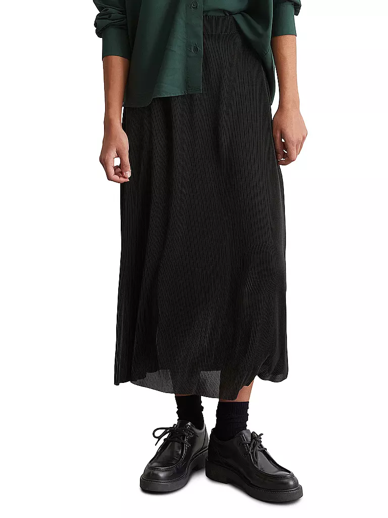 MARC O'POLO DENIM | Midirock | schwarz