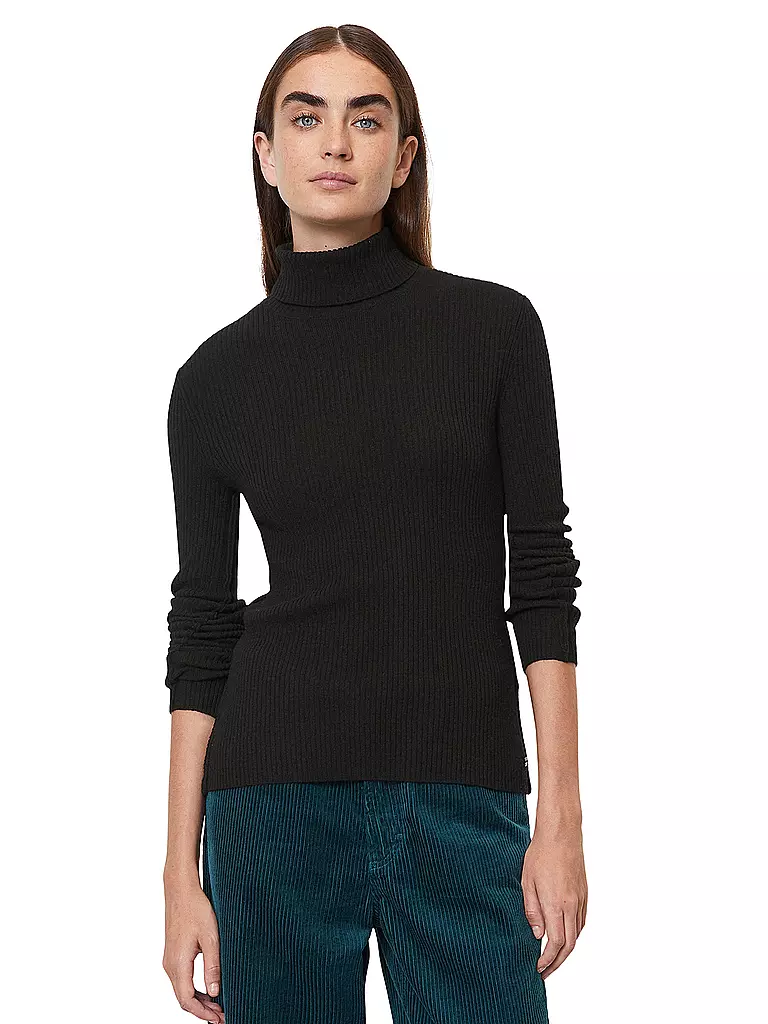 MARC O'POLO DENIM | Rollkragenpullover | schwarz