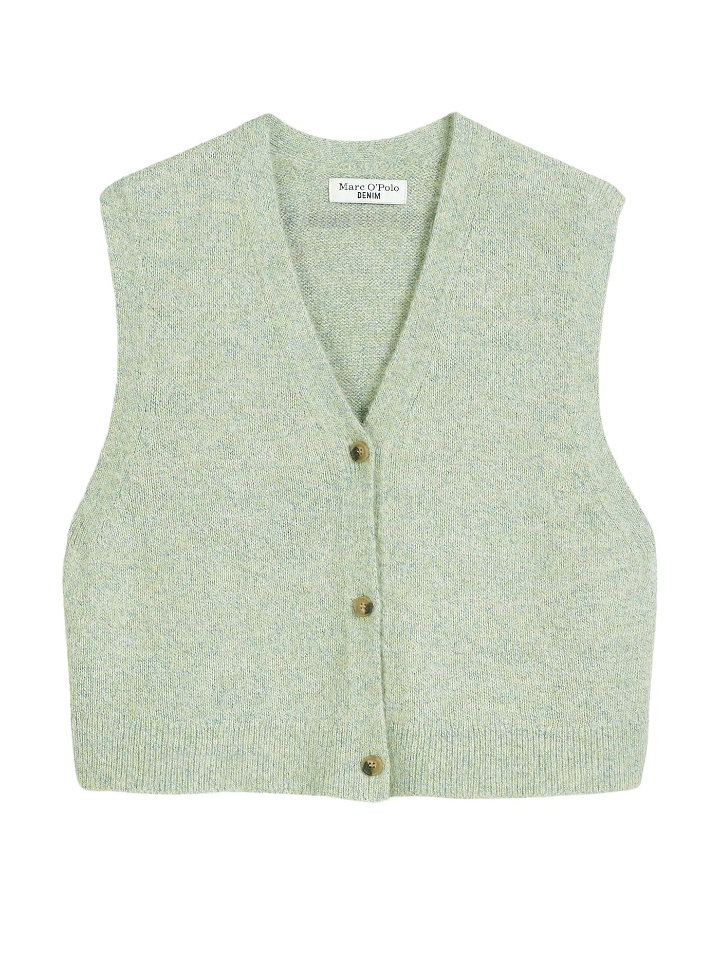 MARC O'POLO DENIM | Strickgilet | grün