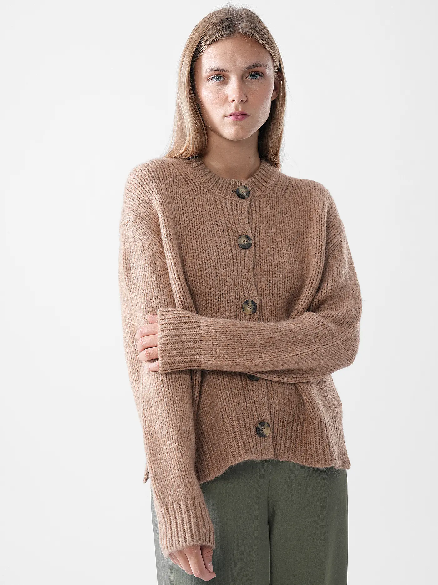 MARC O'POLO DENIM | Strickjacke | beige