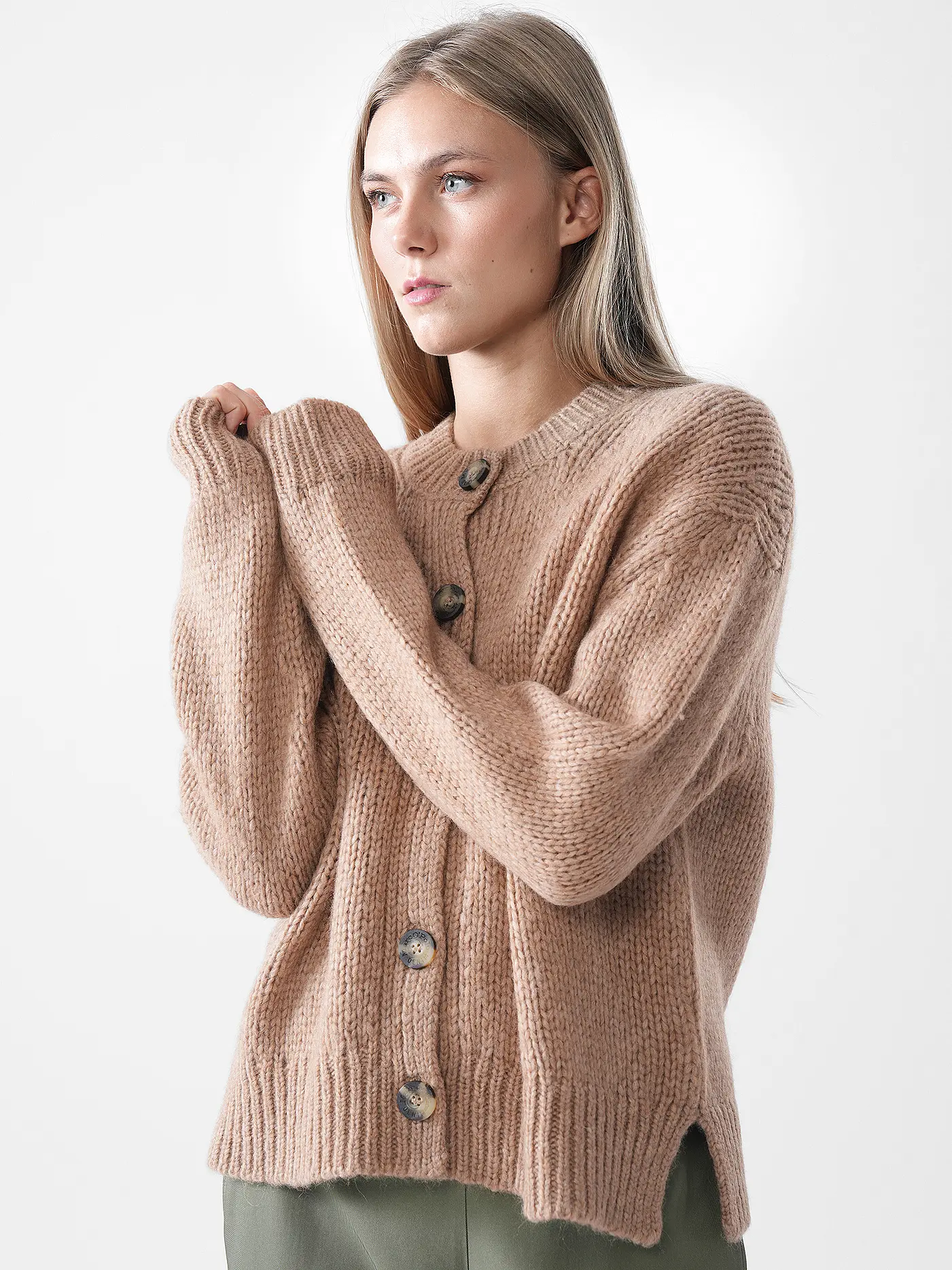 MARC O'POLO DENIM | Strickjacke | beige