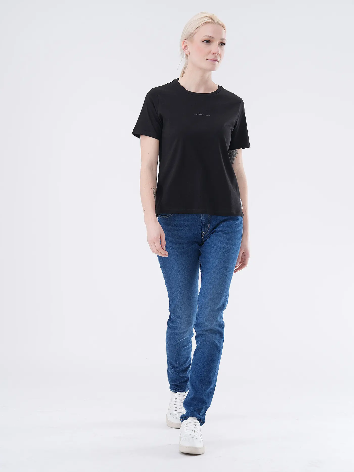 MARC O'POLO DENIM | T-Shirt  | schwarz