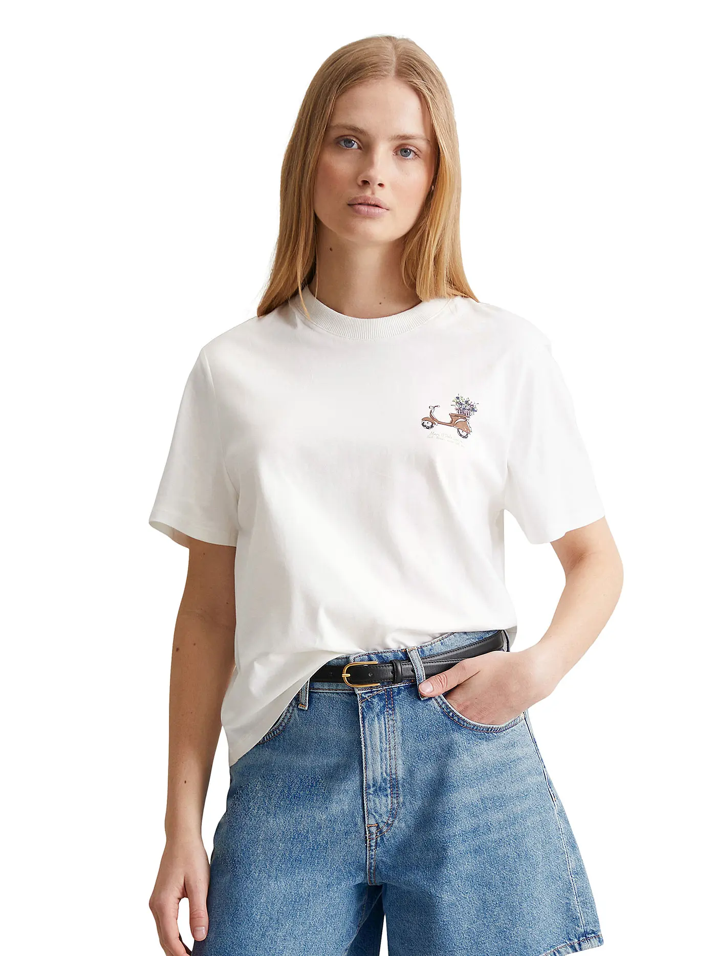 MARC O'POLO DENIM | T-Shirt  | weiss