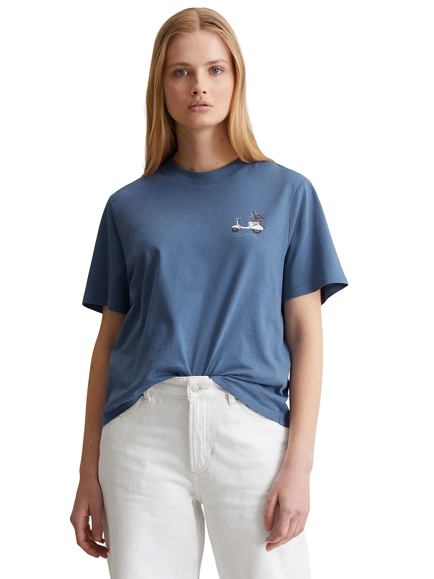 MARC O'POLO DENIM | T-Shirt  | blau