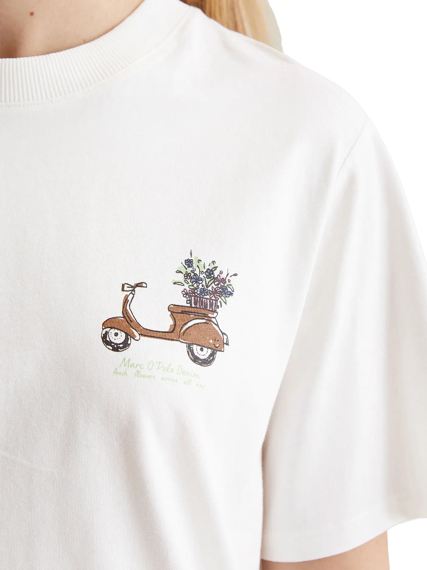 MARC O'POLO DENIM | T-Shirt  | weiss