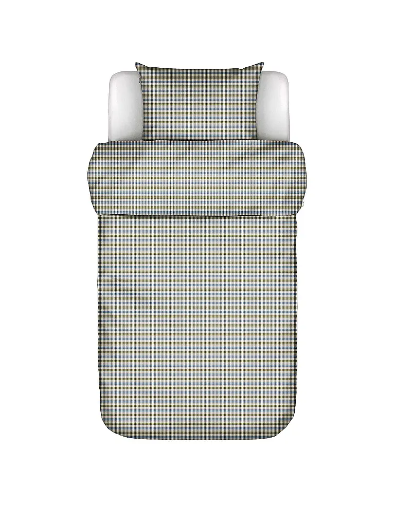 MARC O'POLO HOME | Flanell Bettwäsche OLLE 70x90cm/140x200cm Denim Blue  | blau