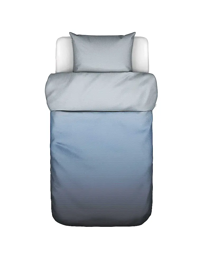 MARC O'POLO HOME | Satin-Bettwäsche JORN 70x90cm/140x200cm Calm Blue | blau