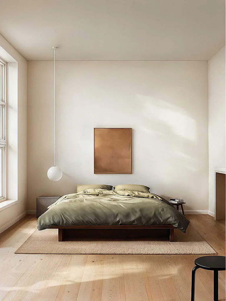 MARC O'POLO HOME | Satin-Bettwäsche JORN 70x90cm/140x200cm Deep Pea | gelb
