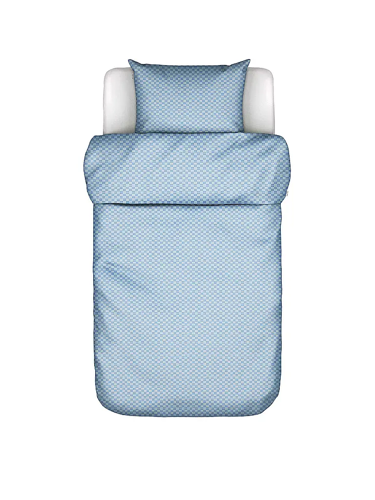 MARC O'POLO HOME | Satin-Bettwäsche SVEA 70x90cm/140x200cm Calm Blue | blau