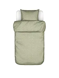 MARC O'POLO HOME | Satin-Bettwäsche SVEA 70x90cm/140x200cm Calm Blue | olive