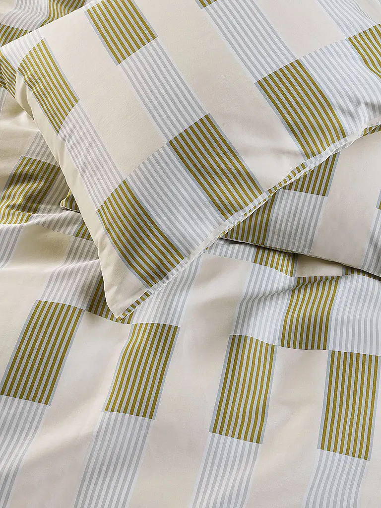 MARC O'POLO HOME | Satin-Bettwäsche SVERRE 70x90cm/140x200cm Bright Pea | 
