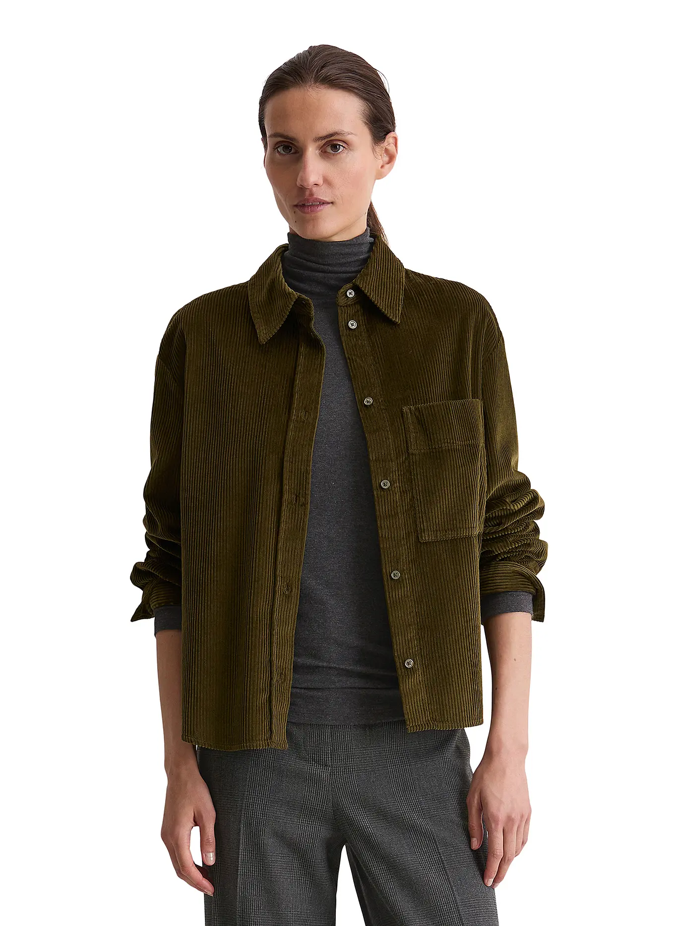 MARC O'POLO | Bluse  | olive