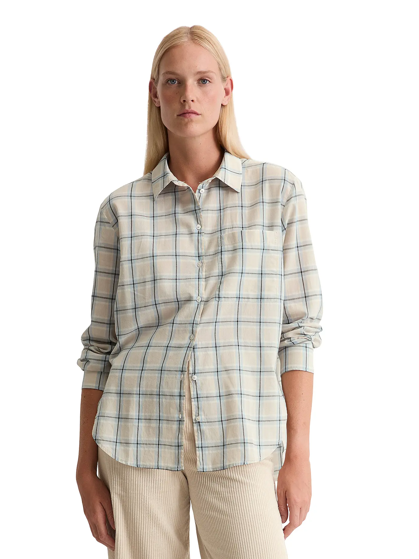 MARC O'POLO | Bluse  | hellblau