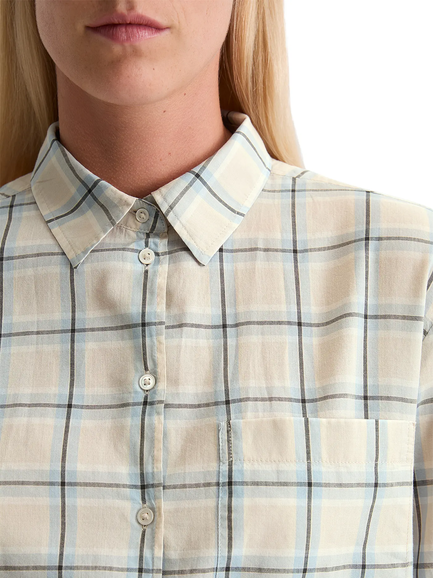 MARC O'POLO | Bluse  | hellblau