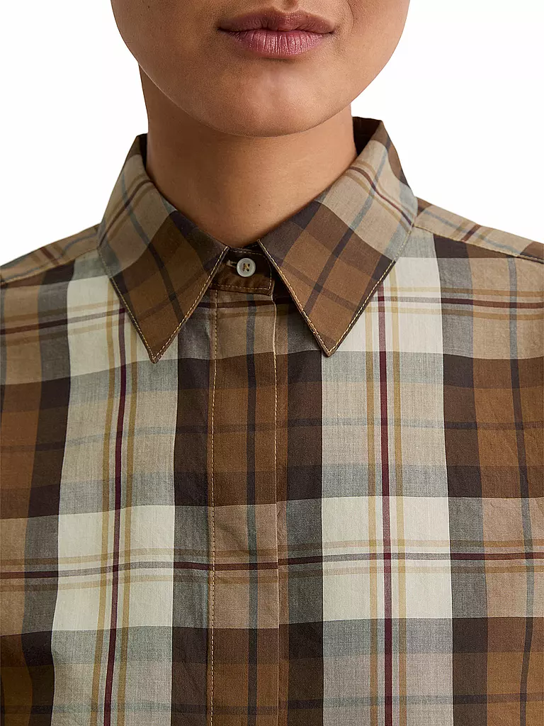 MARC O'POLO | Bluse | hellbraun
