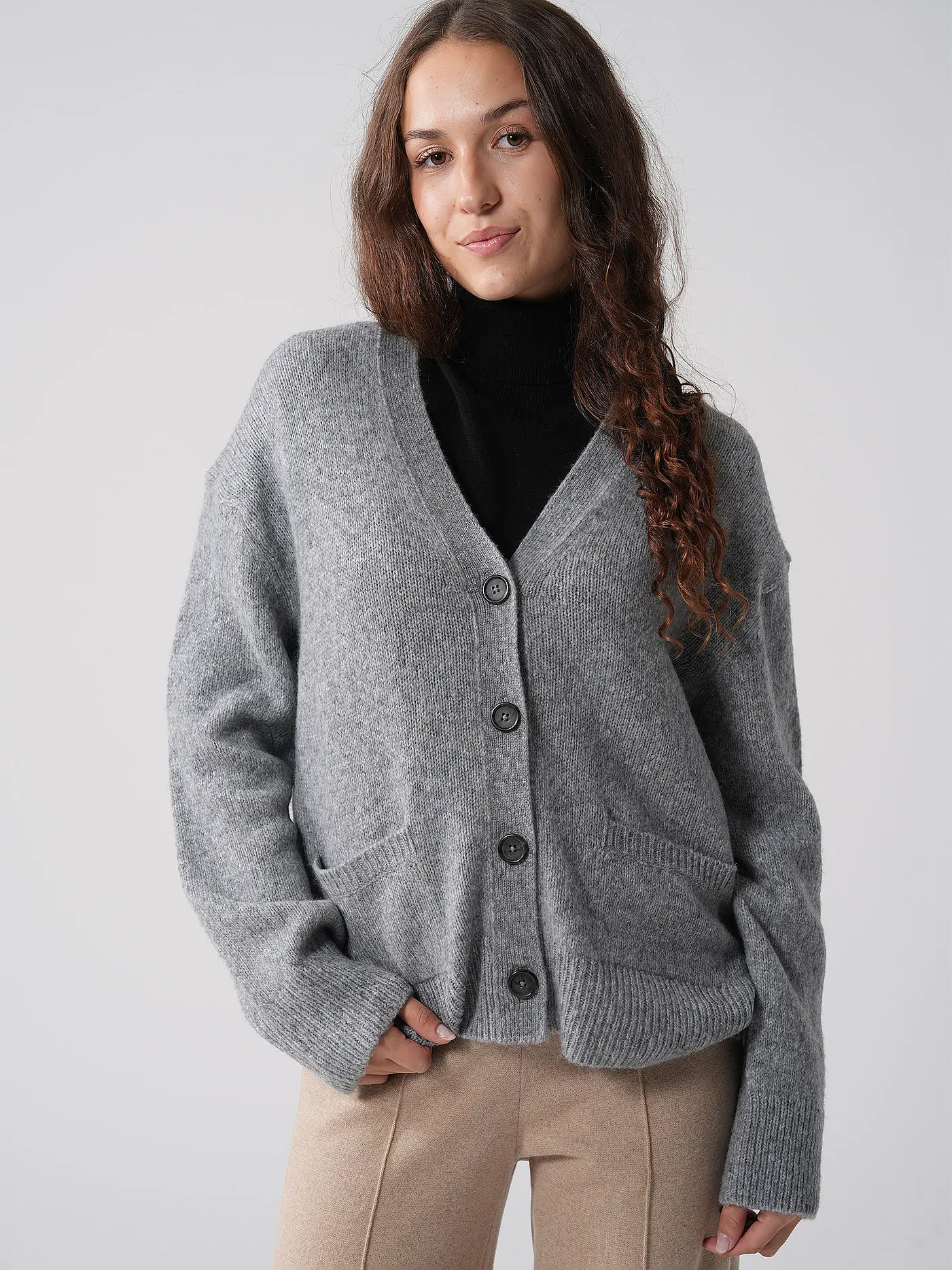 MARC O'POLO | Cardigan | grau
