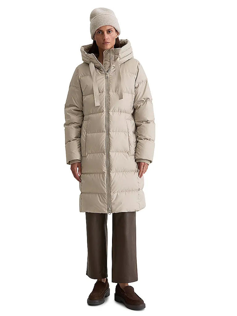 MARC O'POLO | Daunensteppmantel | beige