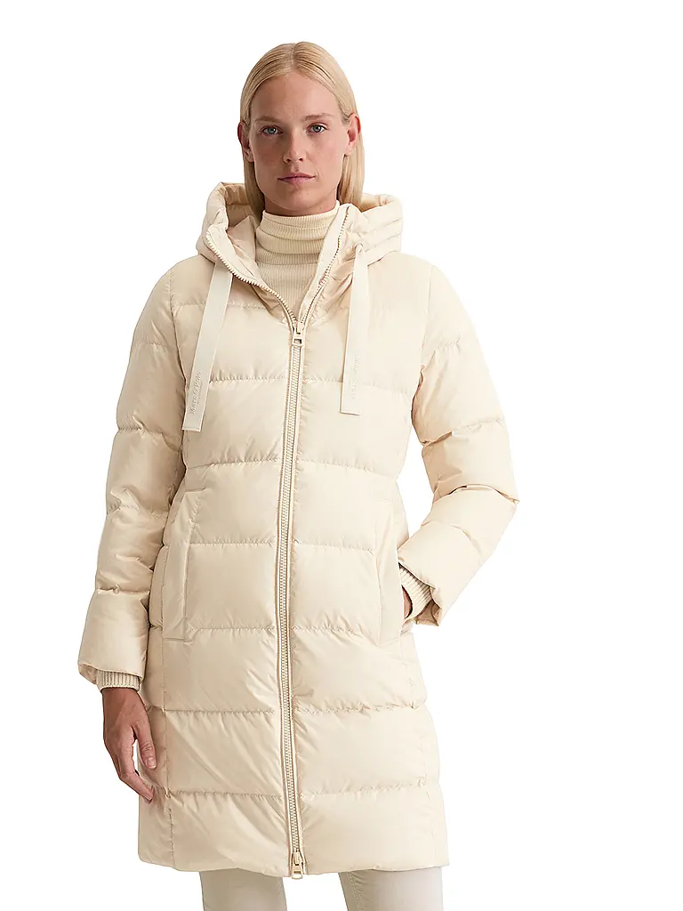MARC O'POLO | Daunensteppmantel | creme
