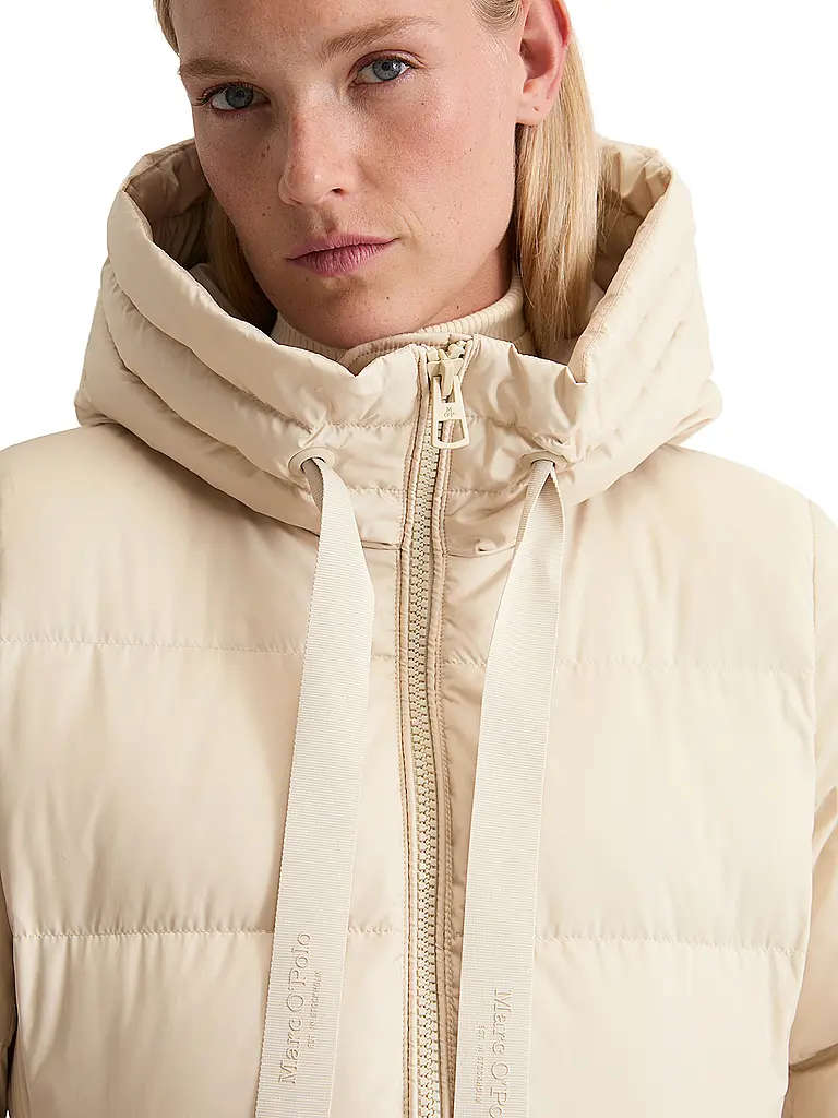 MARC O'POLO | Daunensteppmantel | creme
