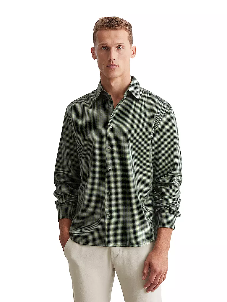 MARC O'POLO | Hemd Regular Fit | Braun