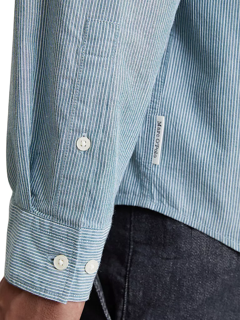 MARC O'POLO | Hemd Regular Fit | blau