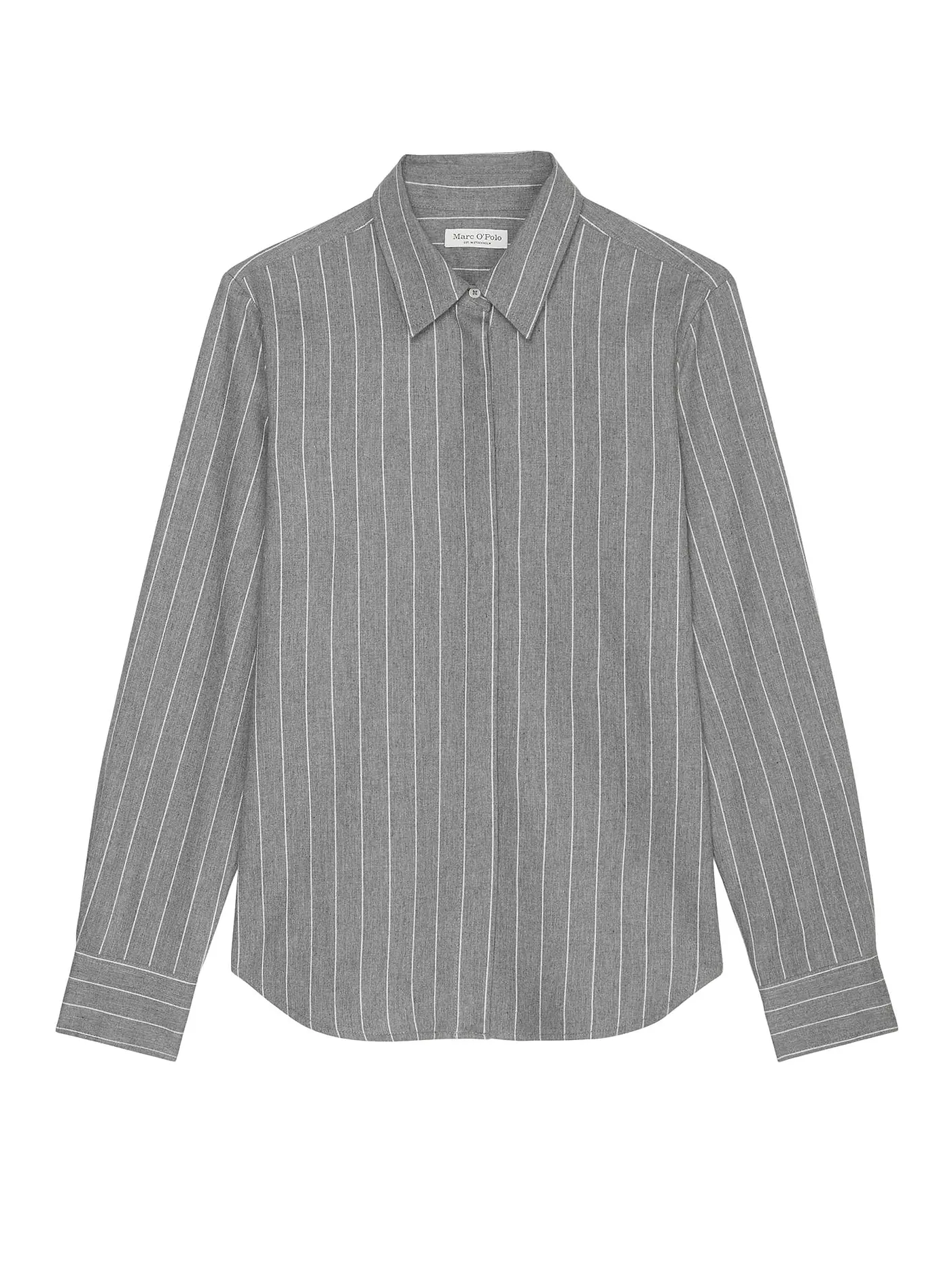 MARC O'POLO | Hemdbluse  | grau