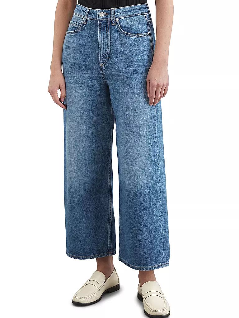 MARC O'POLO | High Waist Culotte TOLVA | hellblau