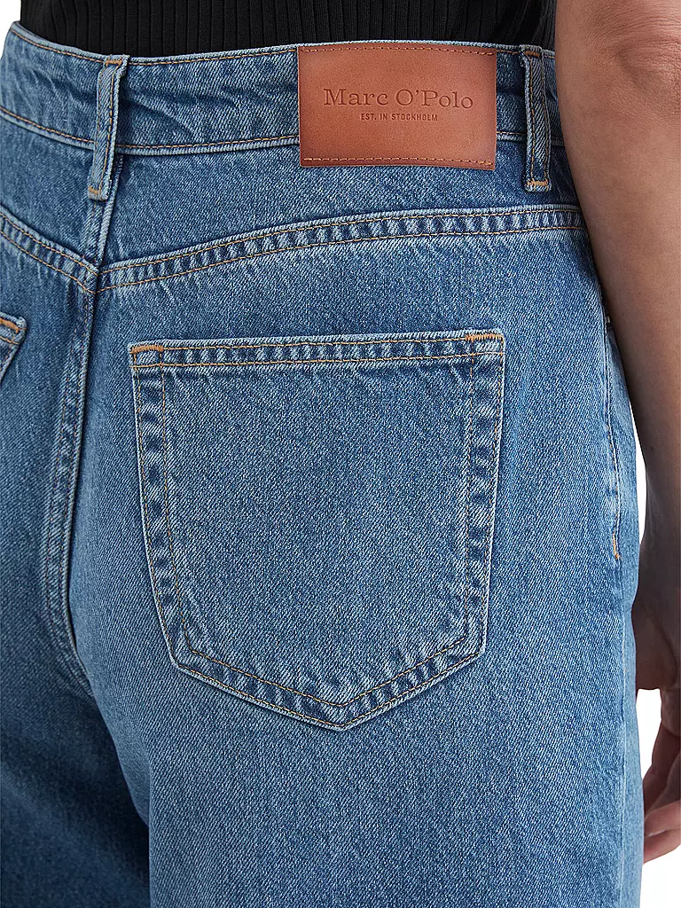 MARC O'POLO | High Waist Culotte TOLVA | hellblau