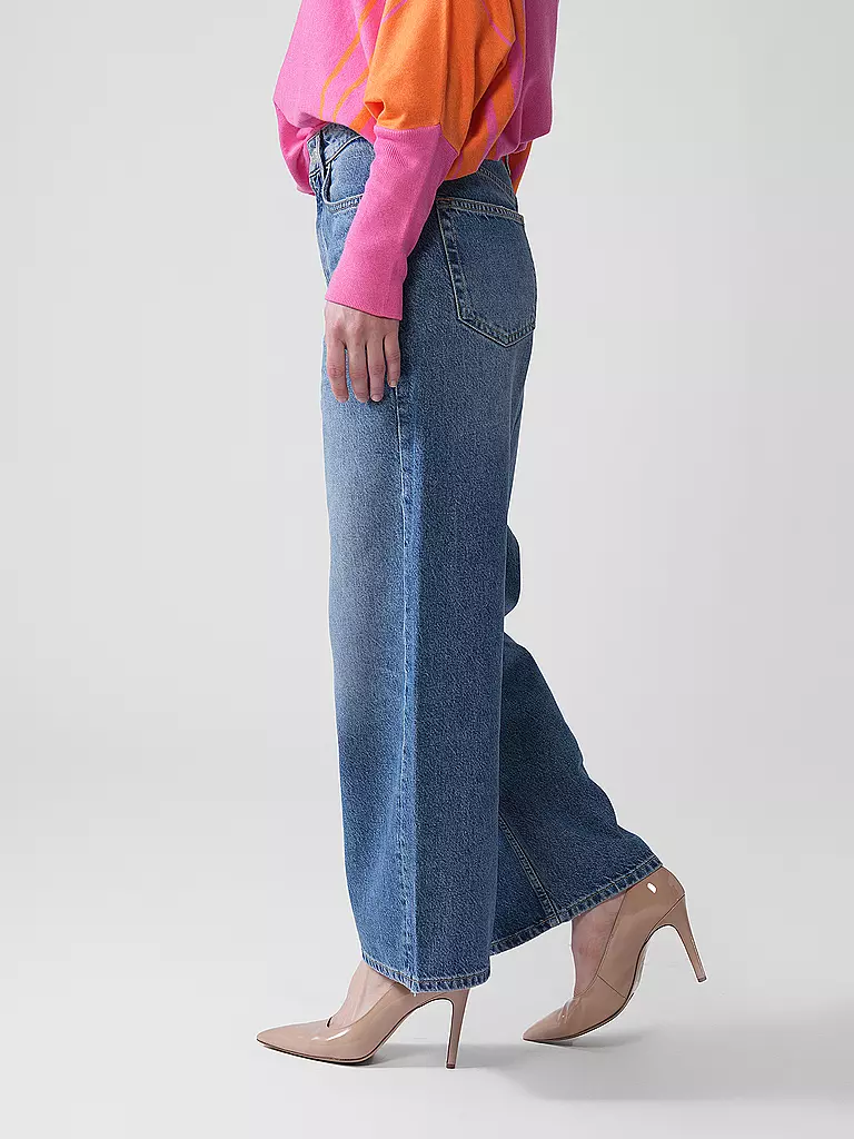 MARC O'POLO | High Waist Culotte TOLVA | hellblau