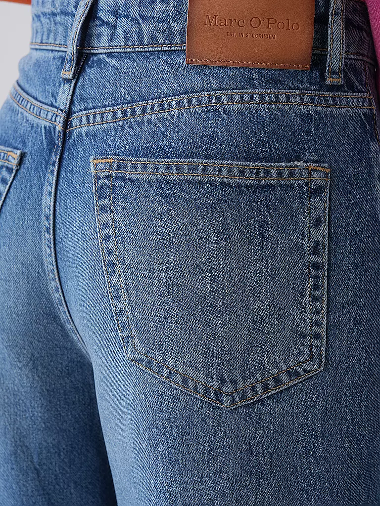 MARC O'POLO | High Waist Culotte TOLVA | hellblau