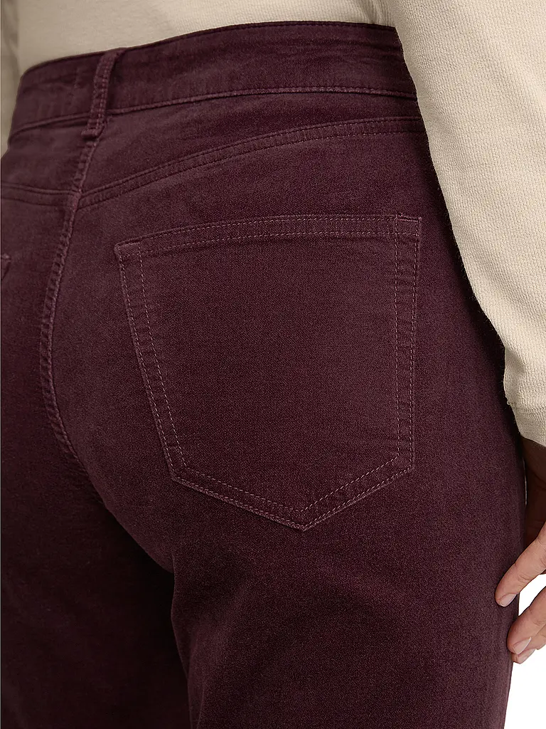 MARC O'POLO | Hose Slim Fit | dunkelrot