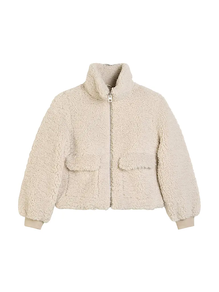 MARC O'POLO | Jacke in Felloptik | creme