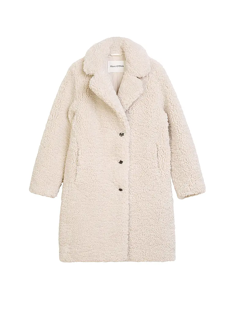MARC O'POLO | Jacke in Felloptik | creme