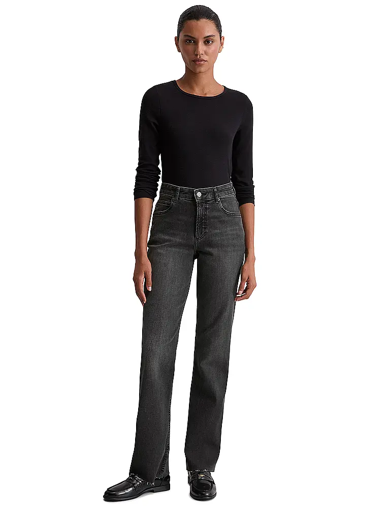 MARC O'POLO | Jeans Flared Fit  | grau