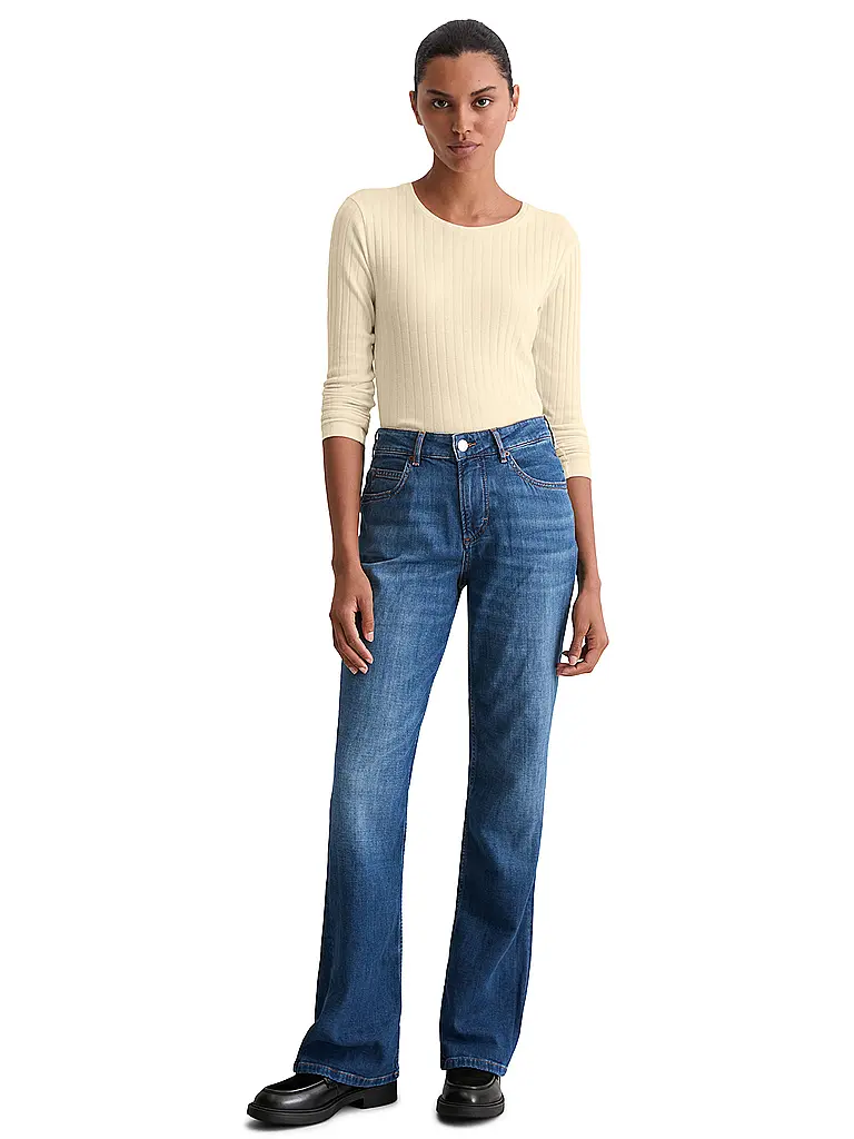 MARC O'POLO | Jeans Flared Fit | dunkelblau