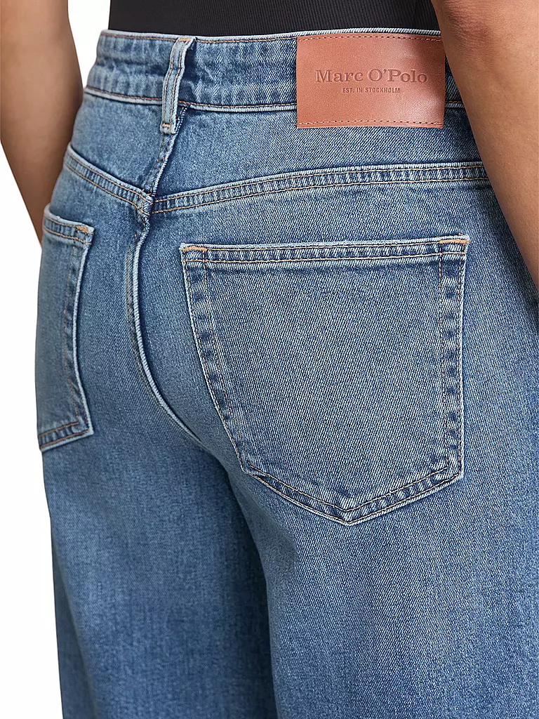MARC O'POLO | Jeans Wide Leg | blau