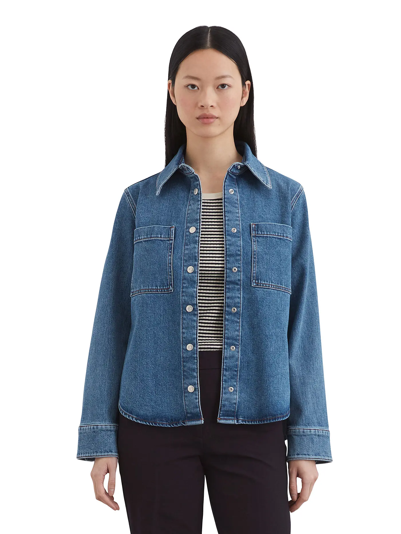 MARC O'POLO | Jeansjacke  | blau