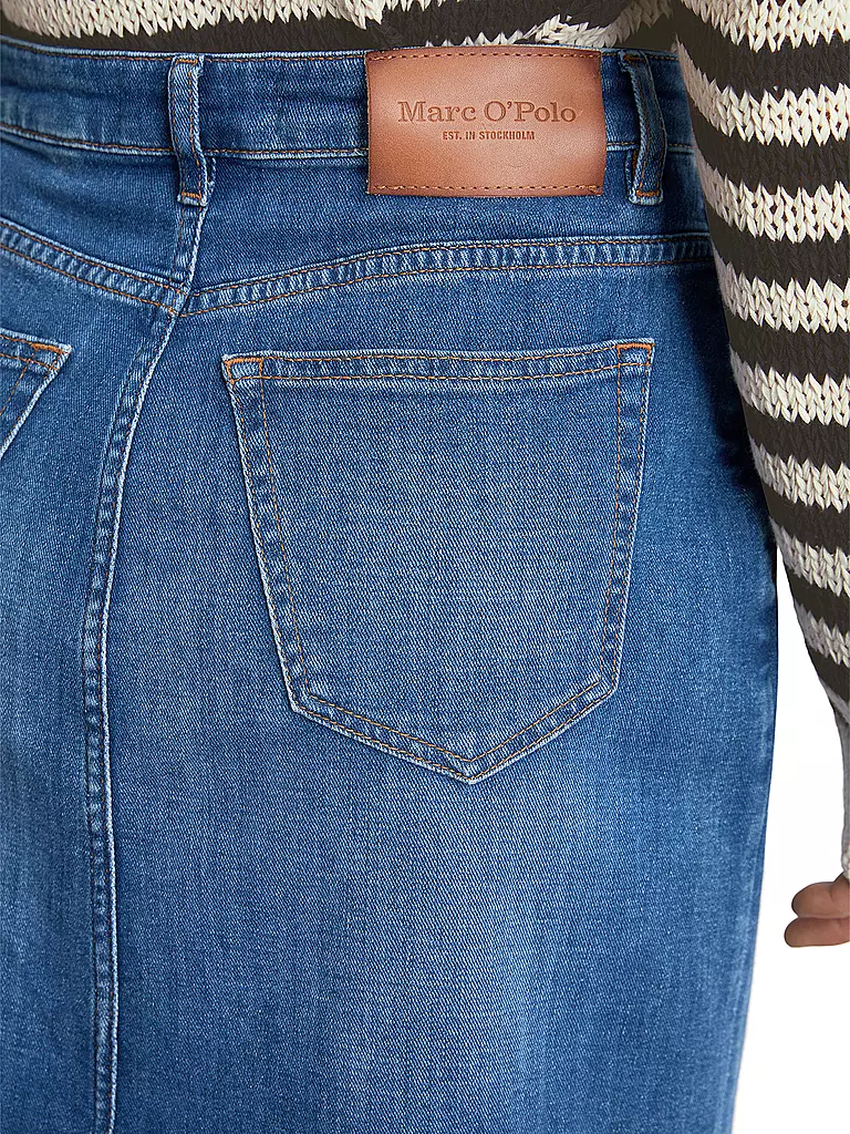 MARC O'POLO | Jeansrock | blau