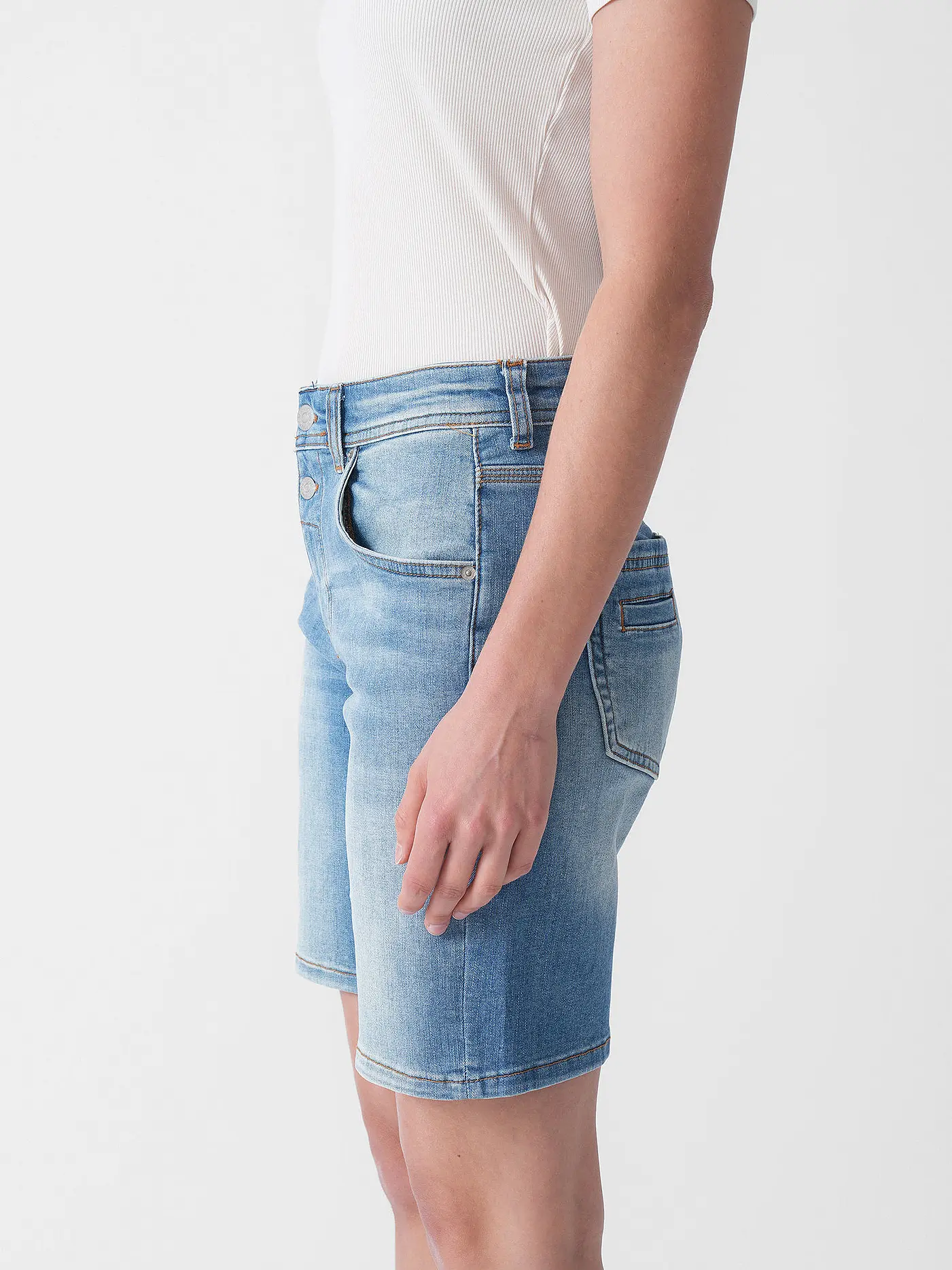 MARC O'POLO | Jeansshorts THEDA | hellblau